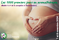 les 1000 premiers jours en aromatherapie module 1 a 4 de la conception a l accouchement
